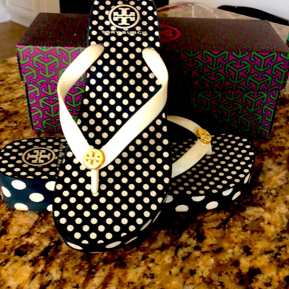 Tory Burch wedge flip flop